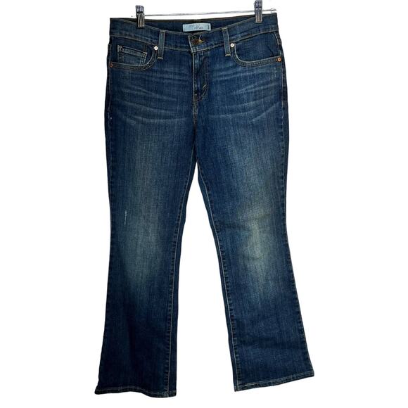 Levi's 515 Denim Jean Boot Cut Women's Size 6 Short Mid Rise W30 L29 Flap Pocket - Picture 1 of 5